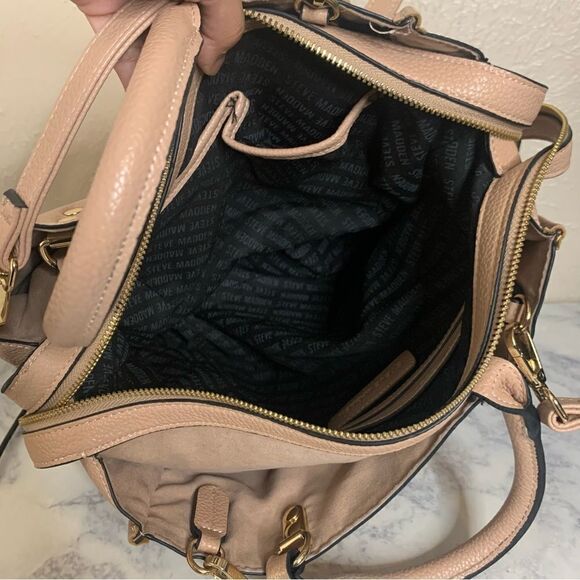 Steve Madden bmilller three compartment satchel pink blush - Picture 7 of 11